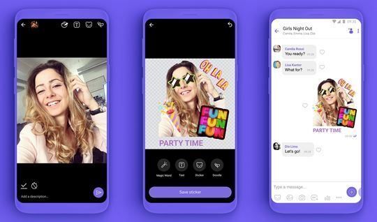 Viber cho người dùng tự thiết kế sticker trên ứng dụng