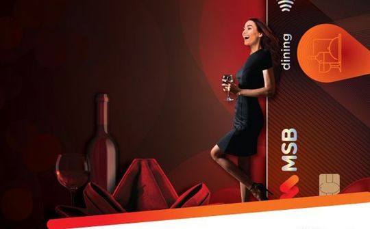 MSB ra mắt thẻ tín dụng hoàn tiền cao nhất trong lĩnh vực ẩm thực