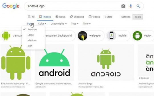 Google Images lặng lẽ xóa một số bộ lọc tìm kiếm