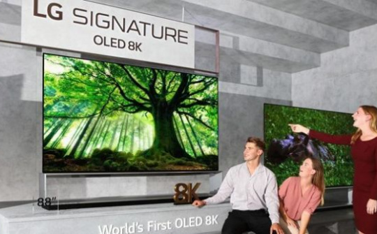 LG sắp phát hành mẫu tivi OLED 8K trên thị trường toàn cầu