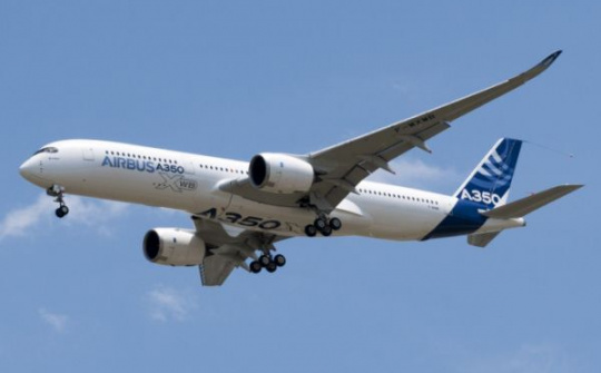 Hành khách đi máy bay A350 sắp được sử dụng wifi