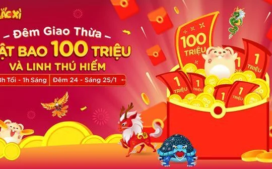 Đêm giao thừa, "lắc xì" để nhận Lì xì 100 triệu cùng MoMo