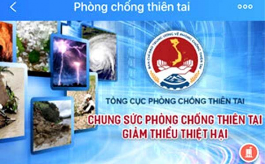 Thông tin thiên tai khẩn từ Tổng cục Phòng chống thiên tai được phát trên Zalo