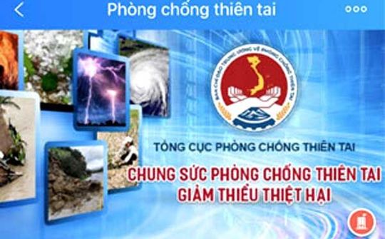 Thông tin thiên tai khẩn từ Tổng cục Phòng chống thiên tai được phát trên Zalo