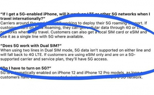 iPhone 12 series không hỗ trợ 5G ở chế độ hai SIM?