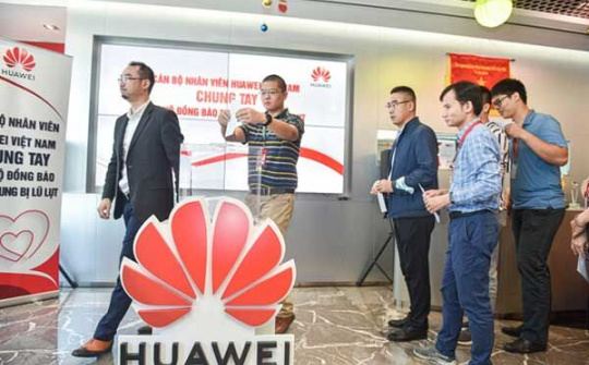 Huawei Việt Nam chung tay ủng hộ đồng bào miền Trung 1 tỷ đồng