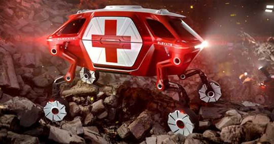 Xe hơi sẽ có thể biến hình và đi bộ như robot