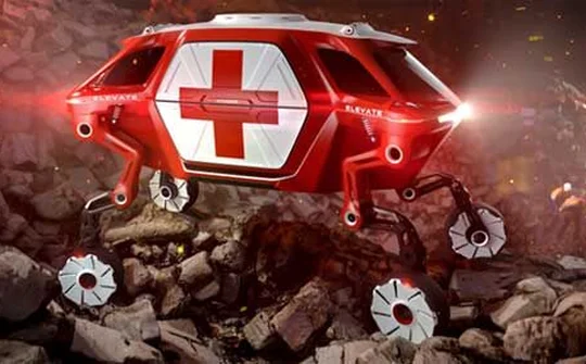 Xe hơi sẽ có thể biến hình và đi bộ như robot