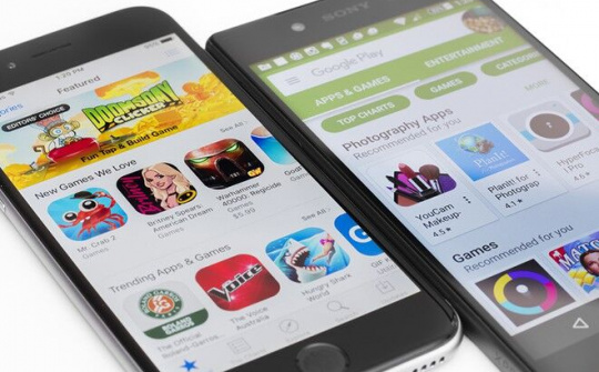 Doanh thu App Store trong quý 3 cao gấp đôi so với Play Store