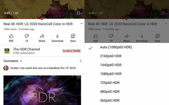 Ứng dụng YouTube thêm hỗ trợ HDR cho dòng iPhone 12
