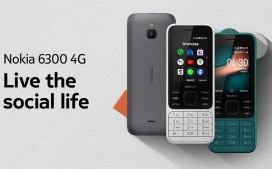 Nokia 6300 4G ra mắt với nền tảng KaiOS