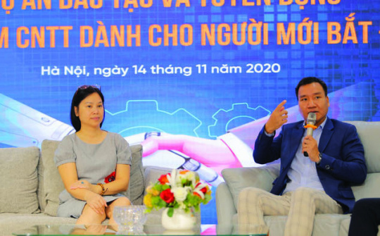 Khởi động dự án đào tạo, tuyển dụng việc làm CNTT cho người mới bắt đầu