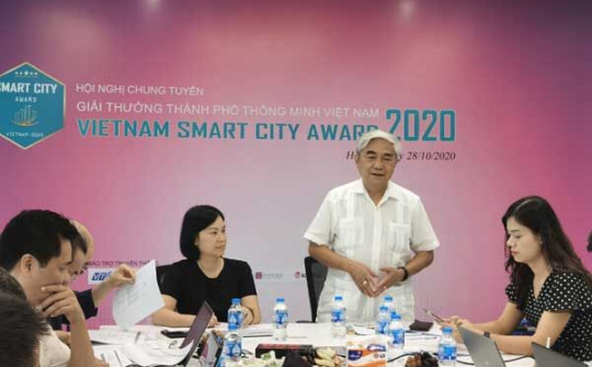 Ngày 24/11 sẽ diễn ra Lễ trao Giải thưởng Thành phố Thông minh Việt Nam 2020