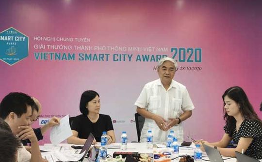 Ngày 24/11 sẽ diễn ra Lễ trao Giải thưởng Thành phố Thông minh Việt Nam 2020