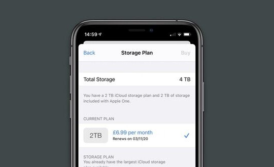 iCloud hỗ trợ bộ nhớ lưu trữ lên đến 4 TB