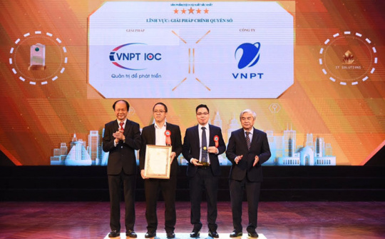 VNPT là doanh nghiệp xuất sắc cung cấp giải pháp CNTT cho thành phố thông minh