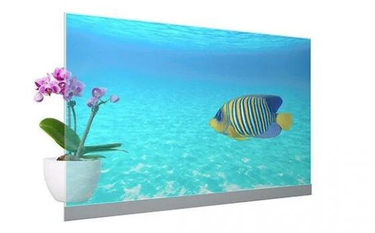 Panasonic ra mắt màn hình OLED trong suốt đầu tiên