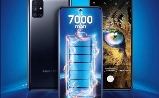 Samsung trình làng smartphone Galaxy M51, giá 9,49 triệu đồng