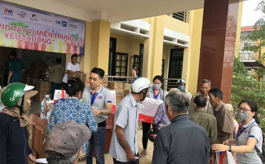 MM Mega Market và các đối tác ”Chung tay vì miền Trung yêu thương”
