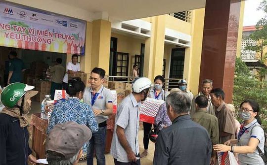 MM Mega Market và các đối tác ”Chung tay vì miền Trung yêu thương”