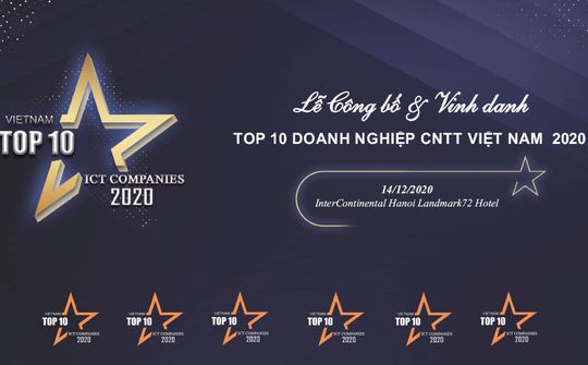 [Trực tiếp] Lễ Công bố & Vinh danh Top 10 Doanh nghiệp CnTT ViệT Nam 2020