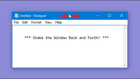 Microsoft định bỏ tính năng 'Shake to Minimize' của Windows 10