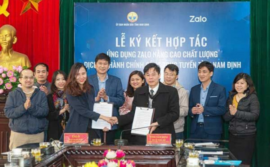 Đã có 55/63 tỉnh thành sử dụng Zalo trong cải cách hành chính 