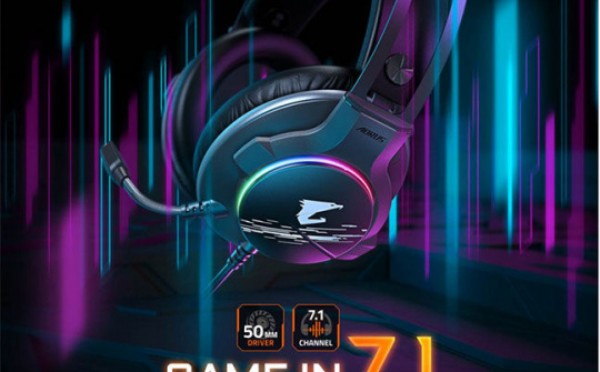 GIGABYTE trình làng tai nghe gaming – AORUS H1