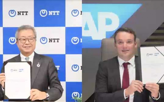NTT và SAP công bố thành lập liên minh chiến lược 