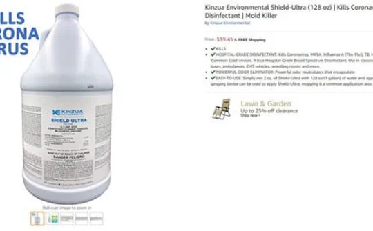 Amazon mạnh tay với sản phẩm tuyên bố sai về virus Corona mới