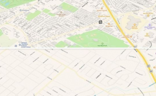 Người Mỹ được hưởng lợi từ nâng cấp mới của Apple Maps
