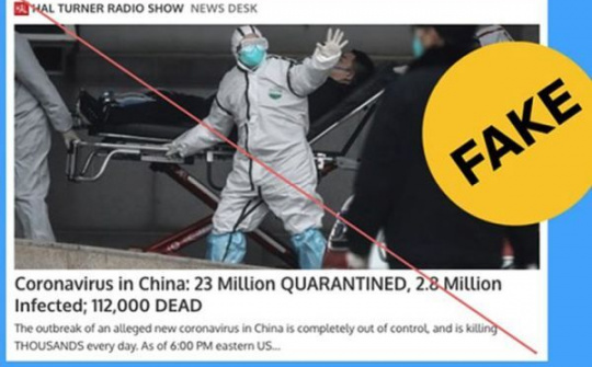 Thế giới mạnh tay với nạn tin giả về virus Corona