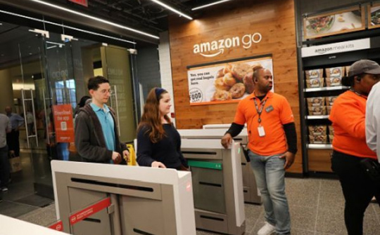 Amazon bán công nghệ Amazon Go cho các nhà bán lẻ khác