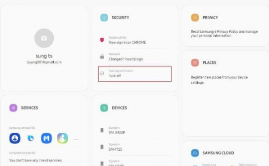 Tính năng 2FA sẽ trở thành bắt buộc trên Samsung Account