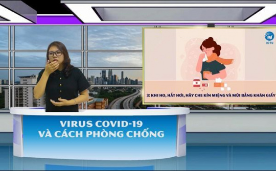 SV Thái Nguyên làm video truyền thông về Covid–19 cho người khiếm thính