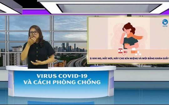 SV Thái Nguyên làm video truyền thông về Covid–19 cho người khiếm thính