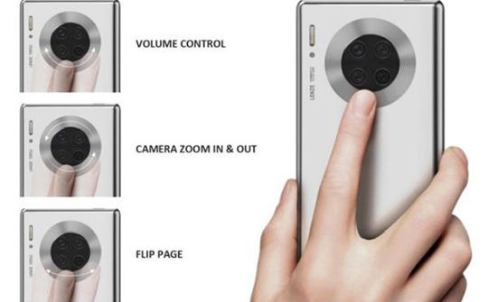 Huawei Mate 40 thêm màn hình cảm ứng xung quanh camera