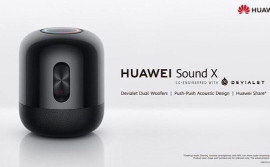 Huawei phát hành loa thông minh Sound X ra toàn cầu