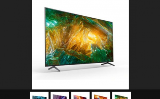 Sony công bố loạt TV thông minh mới gồm cả model 8K và OLED