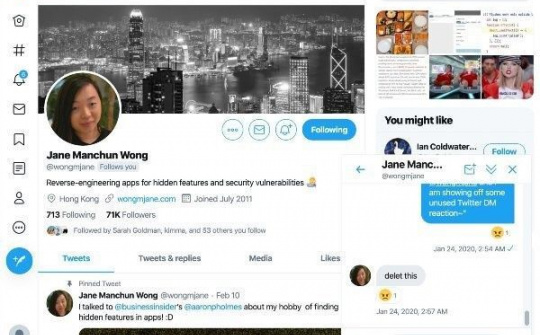Twitter thử nghiệm tính năng nhắn tin như Messenger