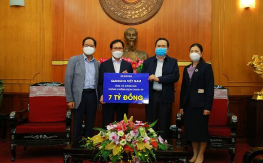 Samsung Việt Nam ủng hộ 10 tỷ đồng chung tay phòng chống dịch COVID-19