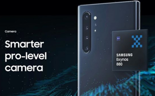 Exynos 880 mang kết nối 5G đến smartphone tầm trung