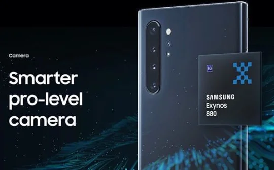 Exynos 880 mang kết nối 5G đến smartphone tầm trung