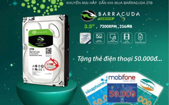 Hết giãn cách, Seagate ra khuyến mại hấp dẫn "Back to Work"