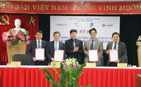 Bốn nhà mạng Việt sẽ dùng chung 1.300 trạm thu phát sóng