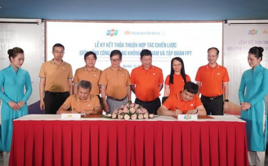 FPT hợp tác chiến lược lần 3 với Vietnam Airlines