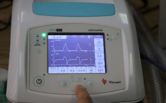 Máy thở Vsmart VFS-510 đã được cấp phép lưu hành