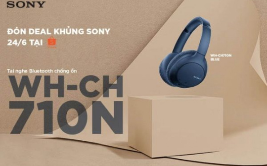 Tai nghe Bluetooth chống ồn Sony WH-CH710N lên kệ tại Việt Nam, giá 3,49 triệu đồng
