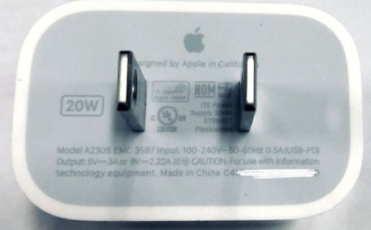 iPhone 12 sắp ra mắt của Apple có thể đi kèm với bộ sạc PD USB-C 20W