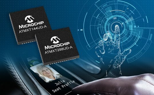Microchip ra mắt bộ điều khiển cảm ứng MXT288UD siêu nhỏ cho ô tô